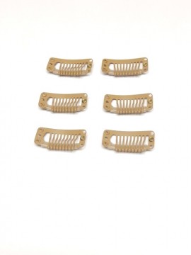 Set of 6 Wig Clips Medium